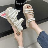 厚底サンダル ミュールサンダル 美脚 夏 | Miniministore | 詳細画像8