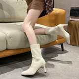 ショートブーツ レディース ミドルヒール | Miniministore | 詳細画像8