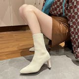 ショートブーツ レディース ミドルヒール | Miniministore | 詳細画像9