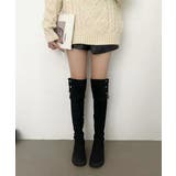 ニーハイブーツ ロングブーツ スエード調 | Miniministore | 詳細画像3 