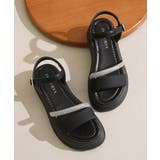 厚底サンダル ラインストーン レディース | Miniministore | 詳細画像5