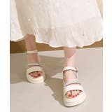 厚底サンダル ラインストーン レディース | Miniministore | 詳細画像6