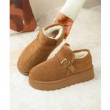 ムートンブーツ 厚底 ショートブーツ 冬 | Miniministore | 詳細画像13 