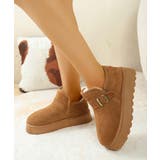 ムートンブーツ 厚底 ショートブーツ 冬 | Miniministore | 詳細画像14 