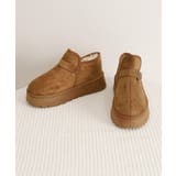 ムートンブーツ 厚底 ショートブーツ 冬 | Miniministore | 詳細画像18 