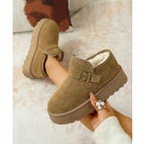 ムートンブーツ 厚底 ショートブーツ 冬 | Miniministore | 詳細画像6 