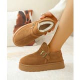 ムートンブーツ 厚底 ショートブーツ 冬 | Miniministore | 詳細画像9 