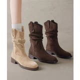 ウエスタンブーツ ミドルブーツ 春秋冬靴 | Miniministore | 詳細画像1 