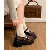 厚底ローファー レディース 太ヒール | Miniministore | 詳細画像16