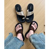 厚底トングサンダル 美脚脚長 おしゃれ靴 | Miniministore | 詳細画像13