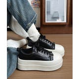 厚底スニーカー ローカット靴 美脚 脚長 | Miniministore | 詳細画像10 