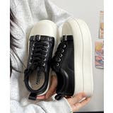 厚底スニーカー ローカット靴 美脚 脚長 | Miniministore | 詳細画像12 