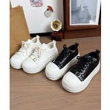 厚底スニーカー ローカット靴 美脚 脚長 | Miniministore | 詳細画像14 