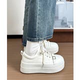 厚底スニーカー ローカット靴 美脚 脚長 | Miniministore | 詳細画像4 