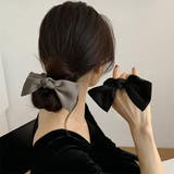 蝶結びヘアゴム シュシュ サテン 3色 | Miniministore | 詳細画像10