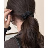 シュシュ サテンプリーツ 韓国風ヘアゴム | Miniministore | 詳細画像3 