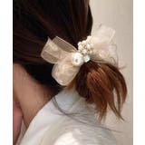 シュシュ リボン パール ヘアゴム韓国風 | Miniministore | 詳細画像3 