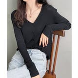 ブラック | リブニット カーディガン 春夏 レディース | Aimoon