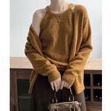 キャメル | ニットアンサンブル レディース2点セット | Aimoon