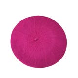 ホットピンク | レディース ベレー帽 秋冬帽子 全17色 | Miniministore