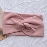 ピンク | リブ へアバンド レディース | Miniministore