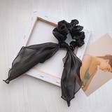 ブラック | シュシュ ヘアゴム おしゃれ | Miniministore
