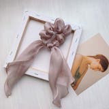 くすみパープル | シュシュ ヘアゴム おしゃれ | Miniministore