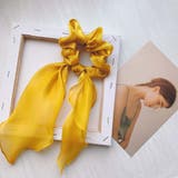 イエロー | シュシュ ヘアゴム おしゃれ | Miniministore
