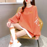 サーモンピンク | チュニックロンT 長袖 レディース韓国風 | Miniministore