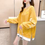 イエロー | チュニックロンT 長袖 レディース韓国風 | Miniministore
