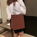 ブラウン | チェーンショルダーバッグ レディース 縦型 | Miniministore