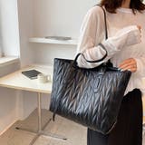 ブラック | トートバッグ 横型 レディース 大容量 | Miniministore