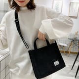 ブラック | コーデュロイ ミニトートバッグ 3way | Miniministore