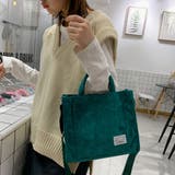 ダークグリーン | コーデュロイ ミニトートバッグ 3way | Miniministore