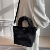 ブラック | コーデュロイ ショルダーバッグ 2WAY | Miniministore