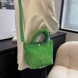 グリーン | コーデュロイ ショルダーバッグ 2WAY | Miniministore