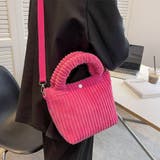 ホットピンク | コーデュロイ ショルダーバッグ 2WAY | Miniministore