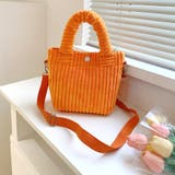 オレンジ | コーデュロイ ショルダーバッグ 2WAY | Miniministore