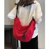 レッド | ホーボーバッグ 三日月型ショルダーバッグ | Miniministore