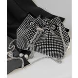 シルバー | キラキラ 巾着バッグ チェーンミニバッグ | Miniministore