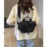 ブラック | ショルダーバッグ ナイロン斜めがけバッグ | Miniministore