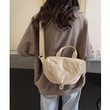 アイボリー | ショルダーバッグ ナイロン斜めがけバッグ | Miniministore