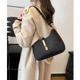 ブラック | ワンショルダーバッグホーボーバッグお洒落 | Miniministore