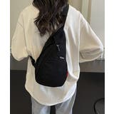 ブラック | ナイロンボディバッグワンショルダーバッグ | Miniministore