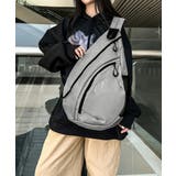 グレー | ワンショルダーテックバッグ軽量涙型バッグ | Miniministore