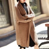 キャメル | ボレロ風 ニットカーディガン あったか | Miniministore