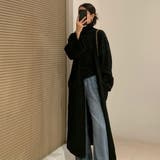 ブラック | ロング ニットカーディガン レディース | Miniministore