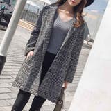 画像参照 | グレンチェック チェスターコート 中綿 | Miniministore
