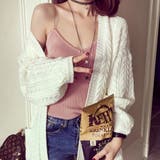 ピンク | ニットキャミソール レディース リブニット | Miniministore