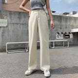 ベージュ | デニムパンツ レディースストレートパンツ | Miniministore